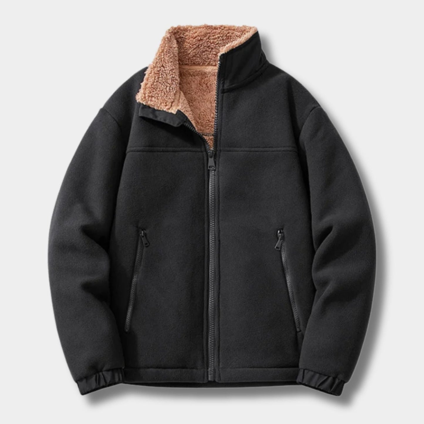 Sherpa Lined Winter Fleece Jacket | Zyphhra