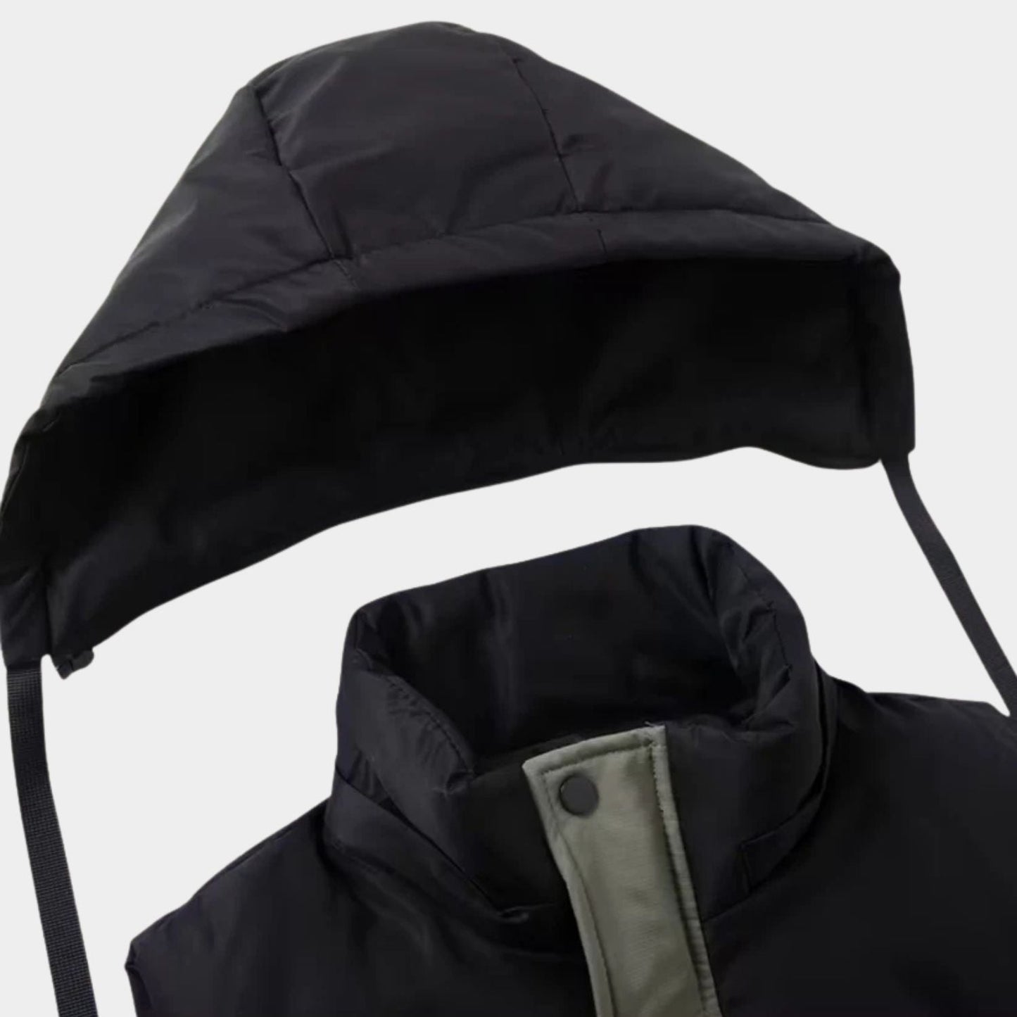 Colour Block Hooded Puffer Gilet | Zyphhra