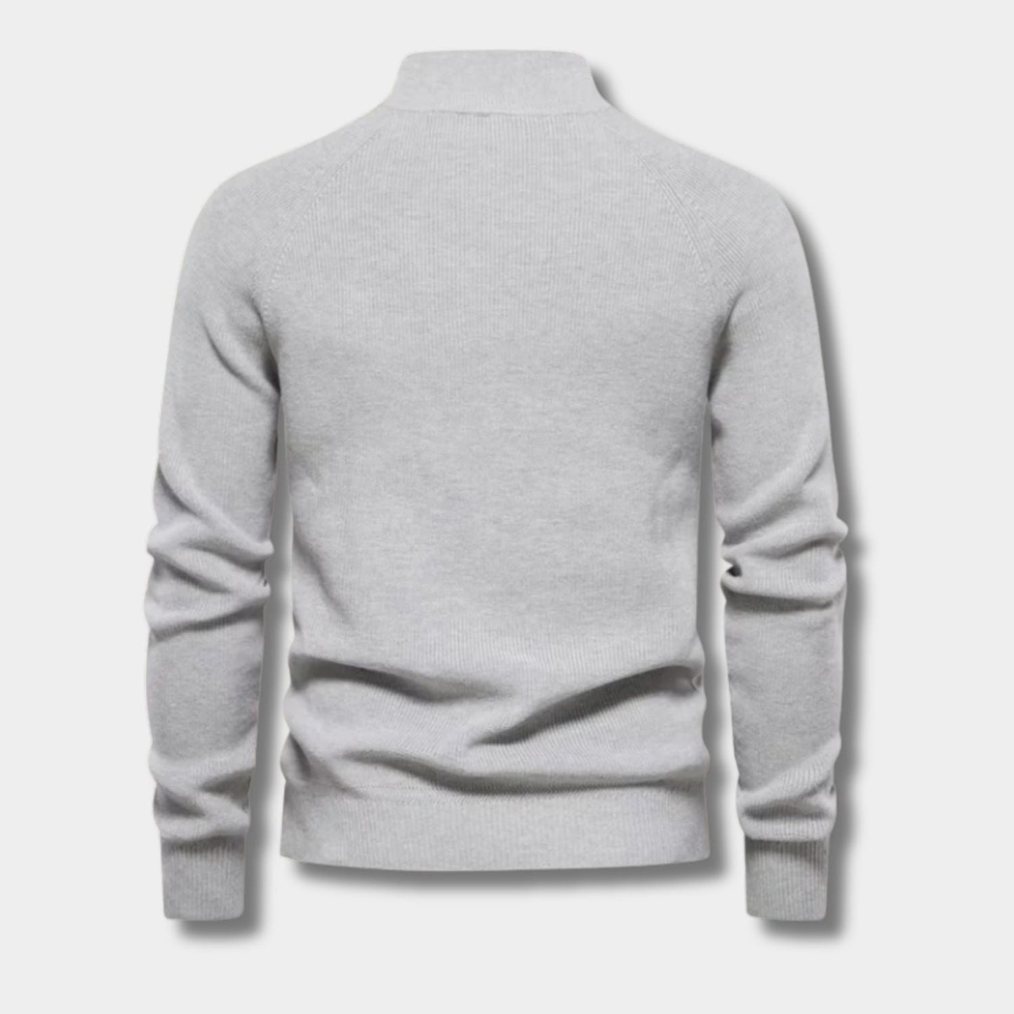 Quarter-Zip Textured Jumper | Zyphhra
