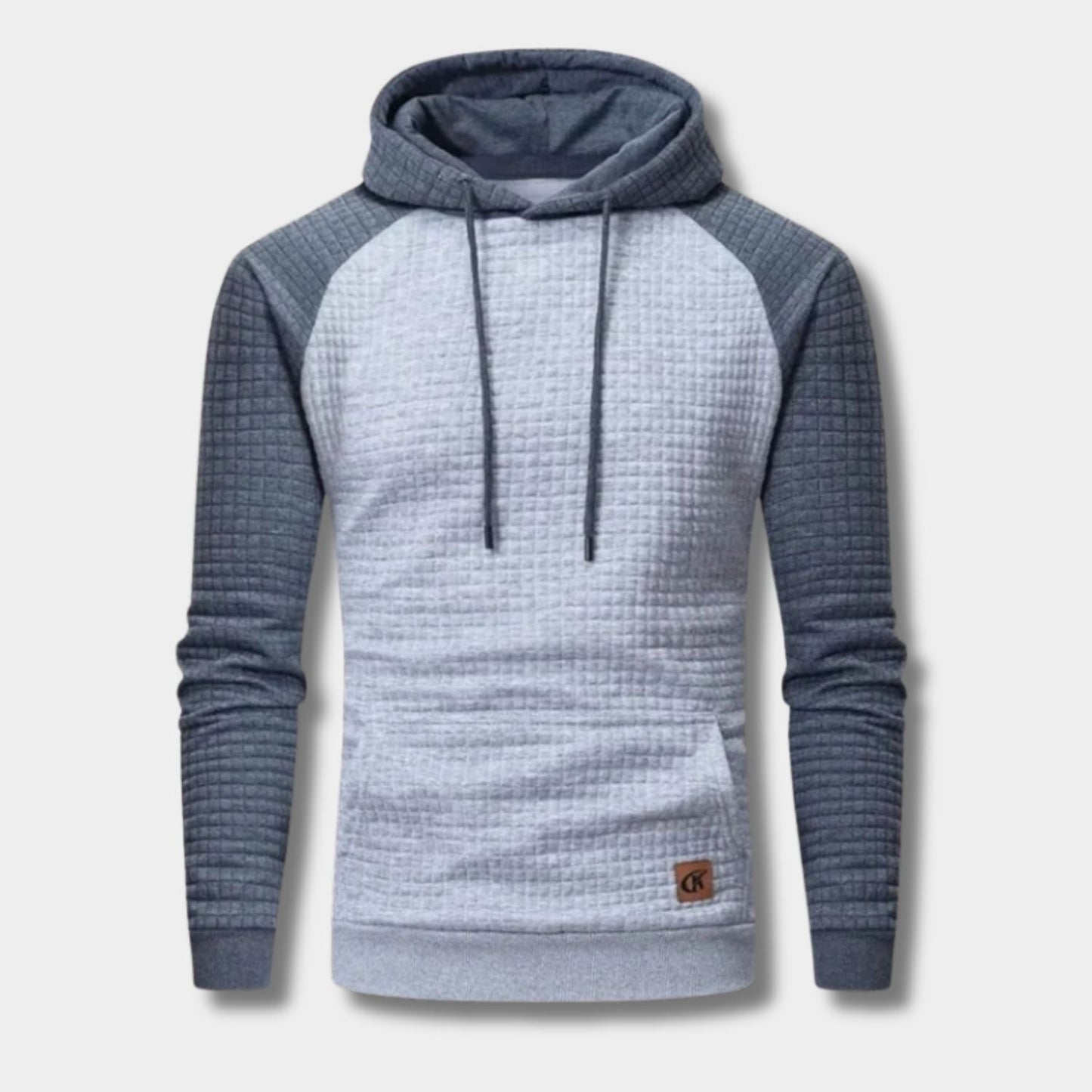 Textured Jacquard Pullover Hoodie | Zyphhra