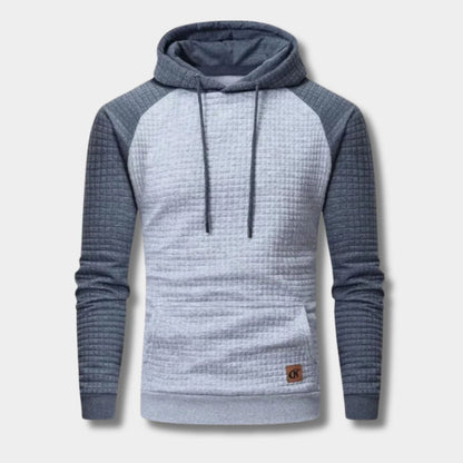 Textured Jacquard Pullover Hoodie | Zyphhra
