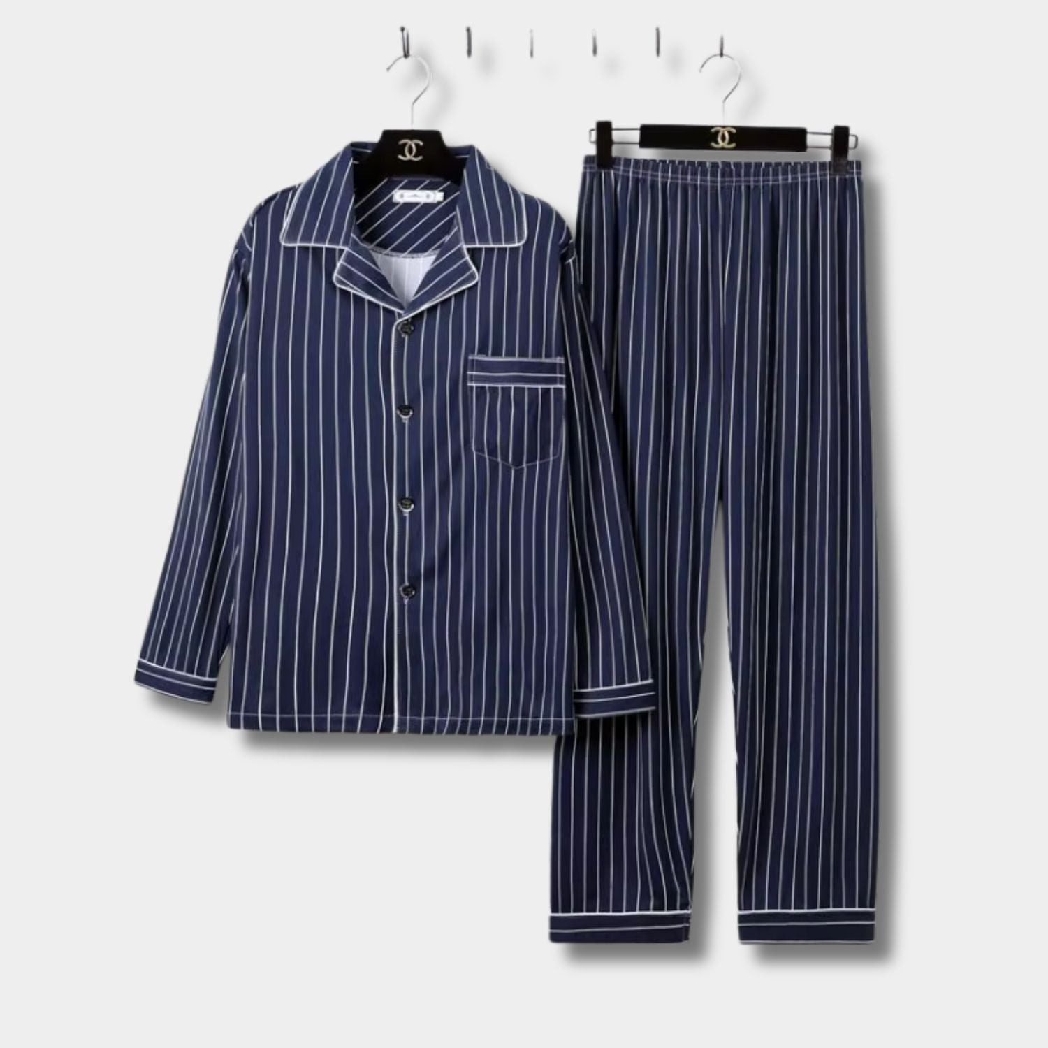 Dark Blue Striped