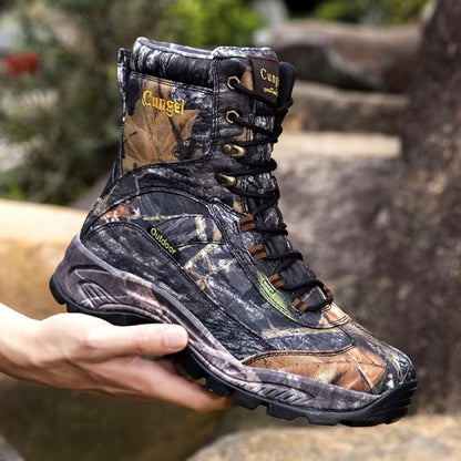 All-Terrain Camo Hunting Boots | Zyphhra
