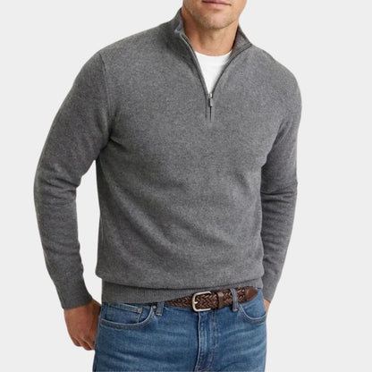 Classic Quarter-Zip Jumper | Zyphhra