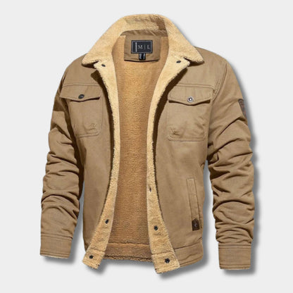 Fleece Lined Pilot Aviator Jacket | Zyphhra