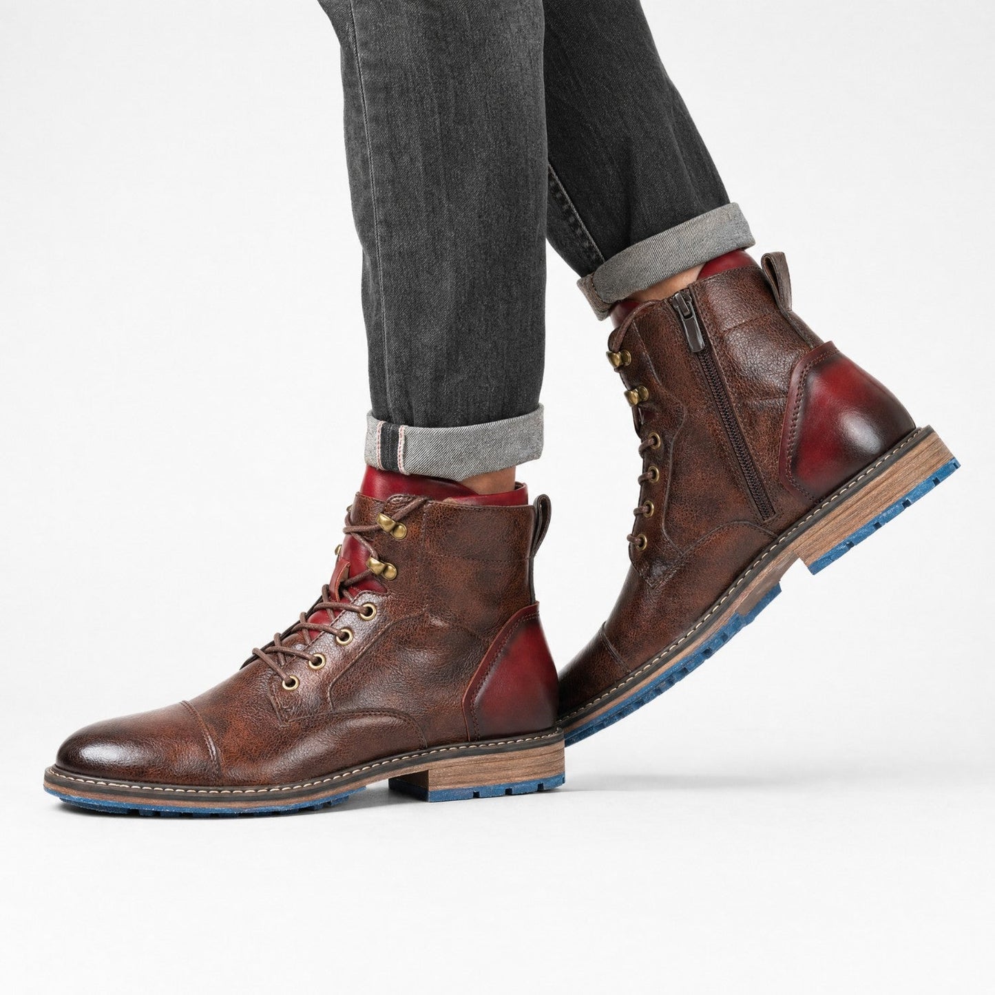 Heritage Cap Work Boots | Zyphhra