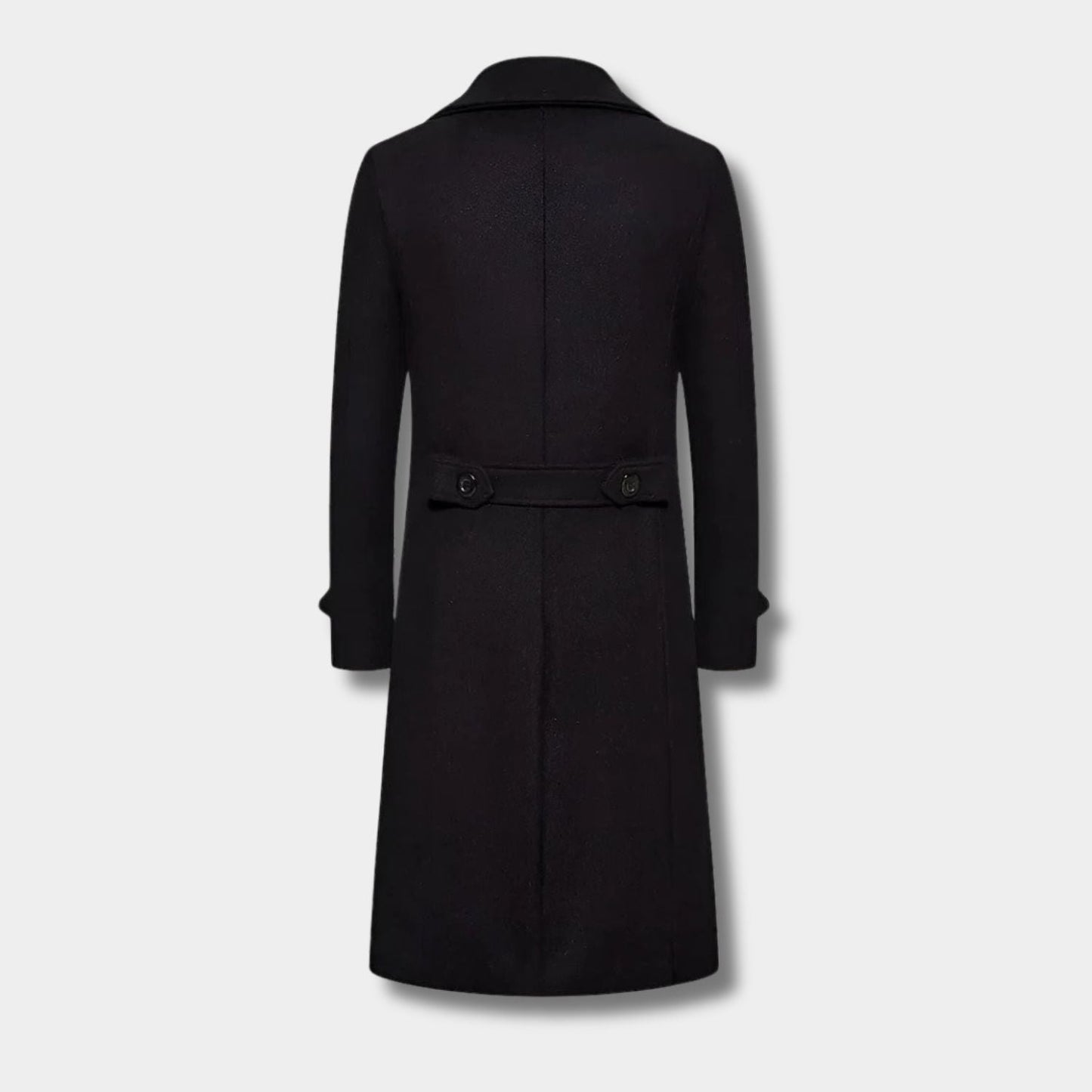 Double Button Longline Over Coat | Zyphhra