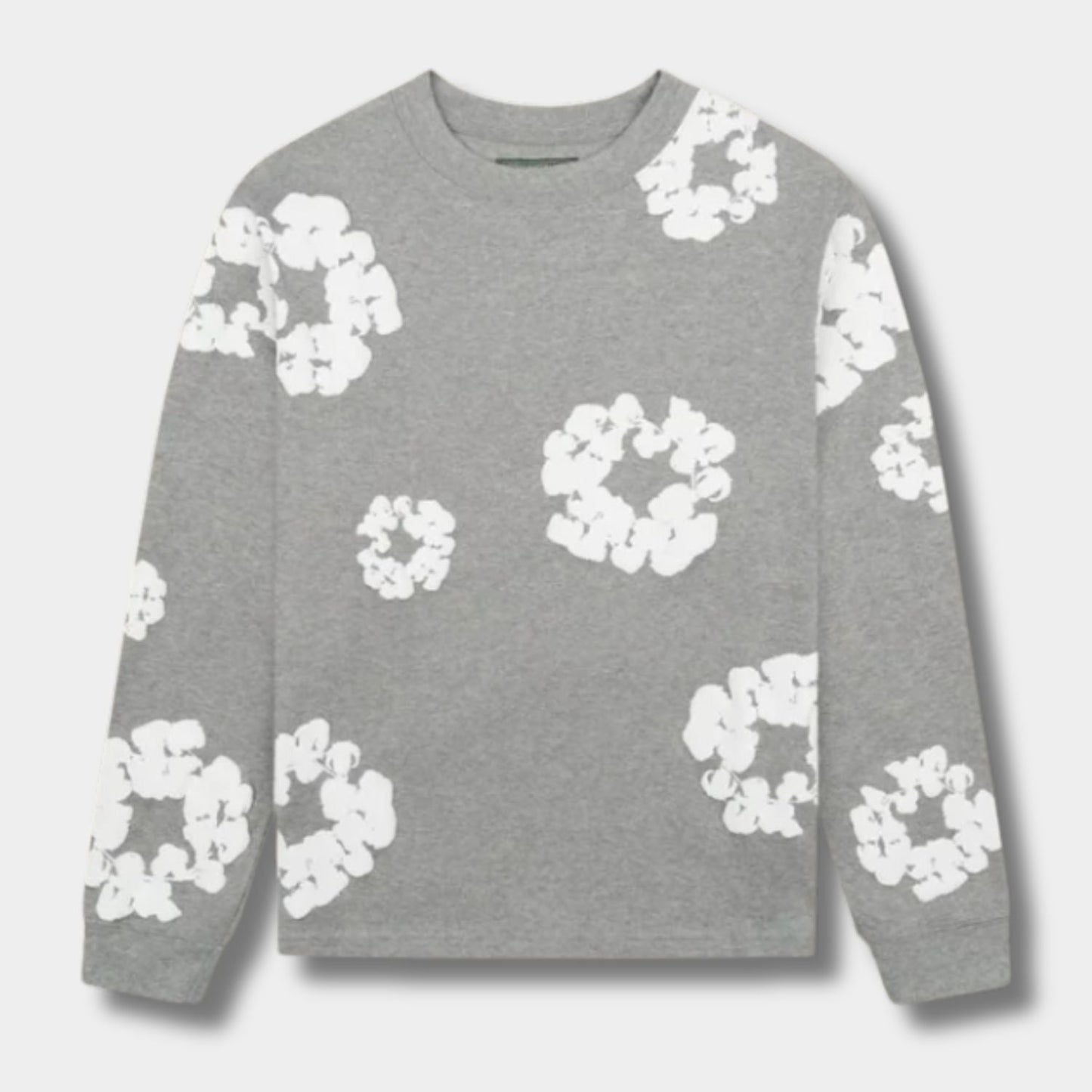 Floral Print Crew Neck Jumper | Zyphhra