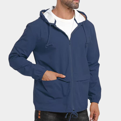 Packable Hooded Outdoor Waterproof Jacket | Zyphhra