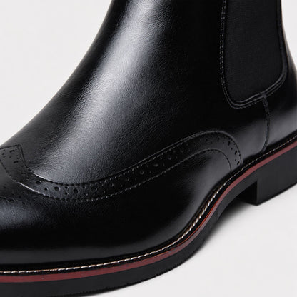 Wingtip Chelsea Dress Boots | Zyphhra