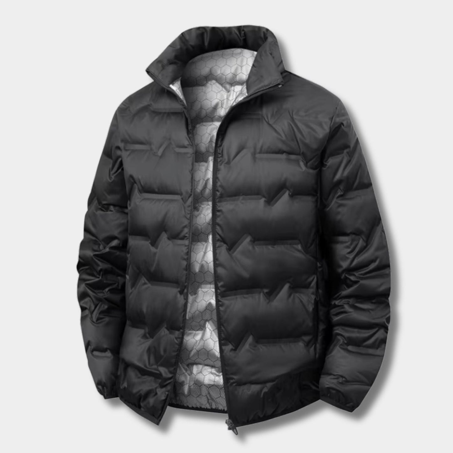 Weather Ready High Collar Puffer Jacket | Zyphhra