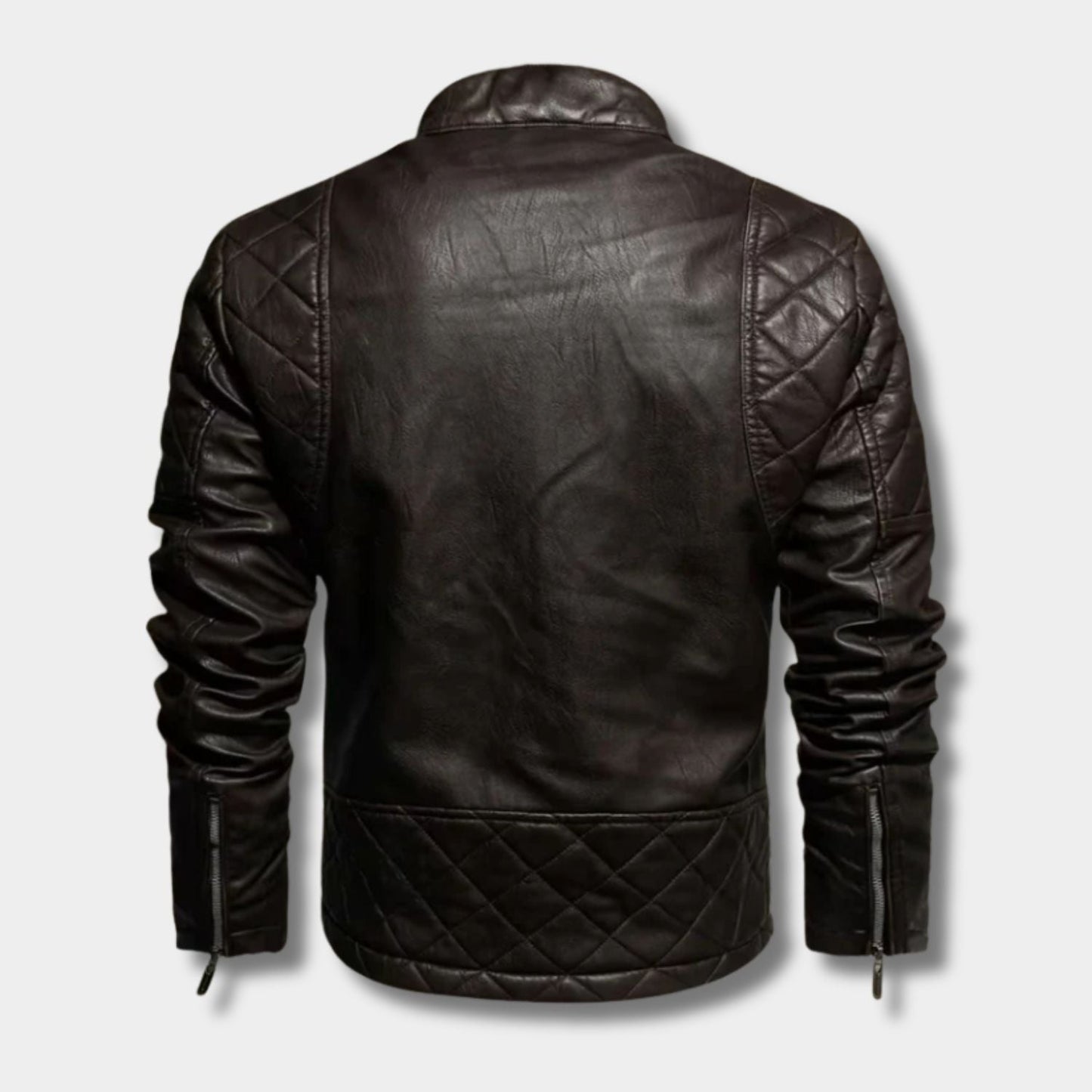 Vintage Quilted Leather Jacket | Zyphhra