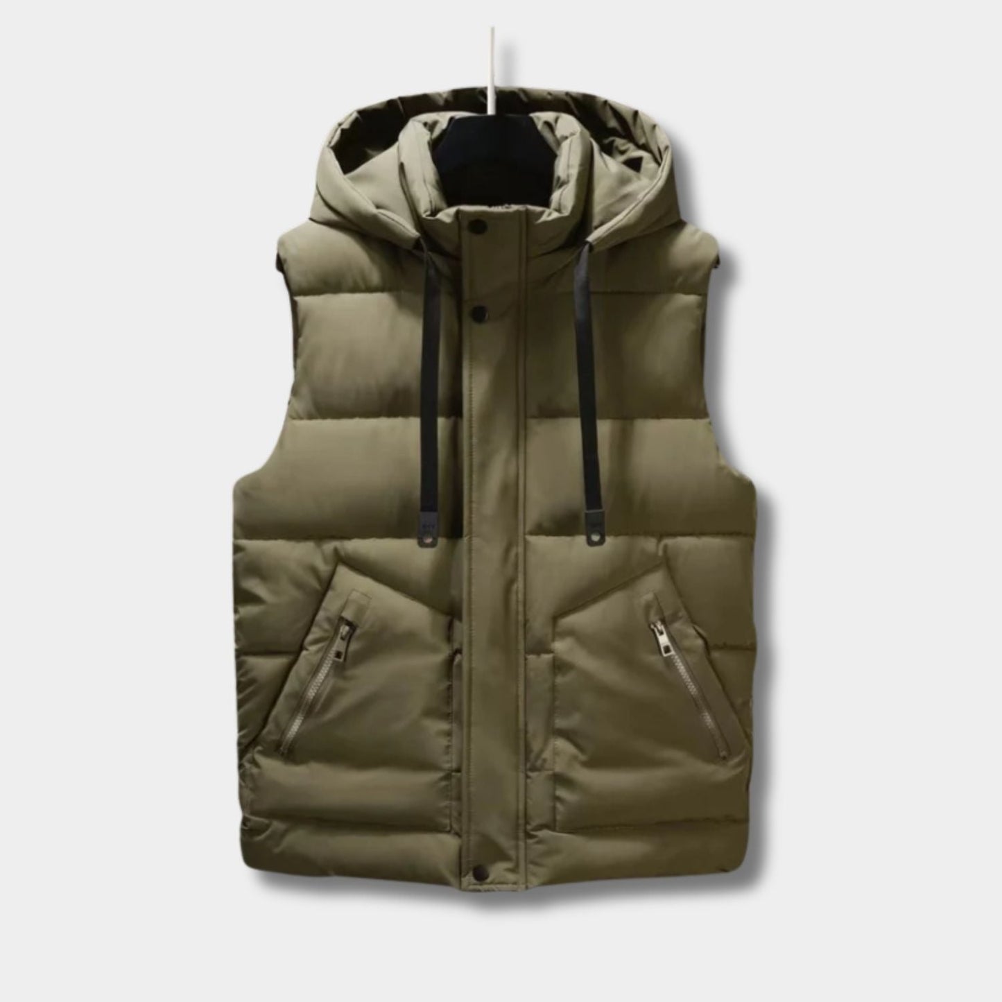 Hooded Winter Puffer Gilet | Zyphhra
