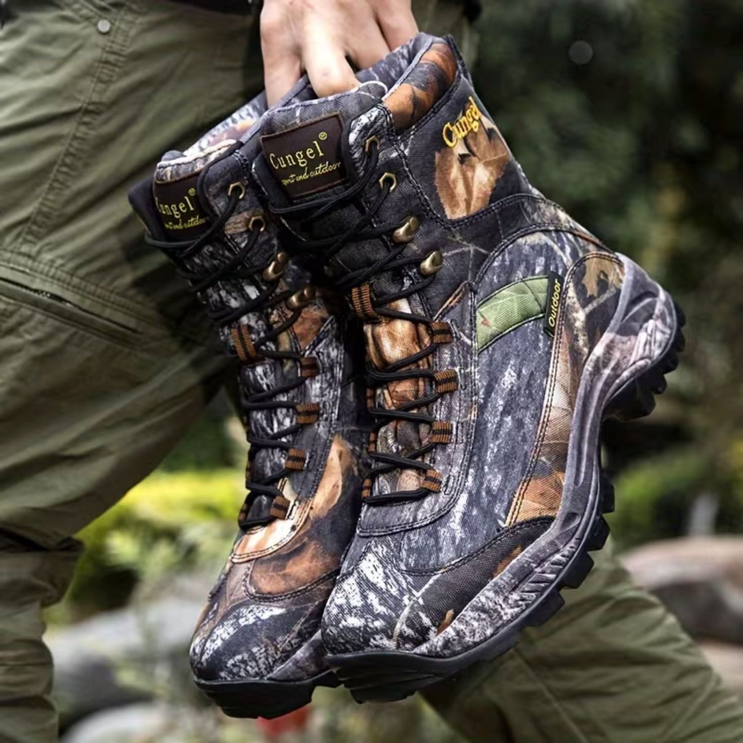 All-Terrain Camo Hunting Boots | Zyphhra