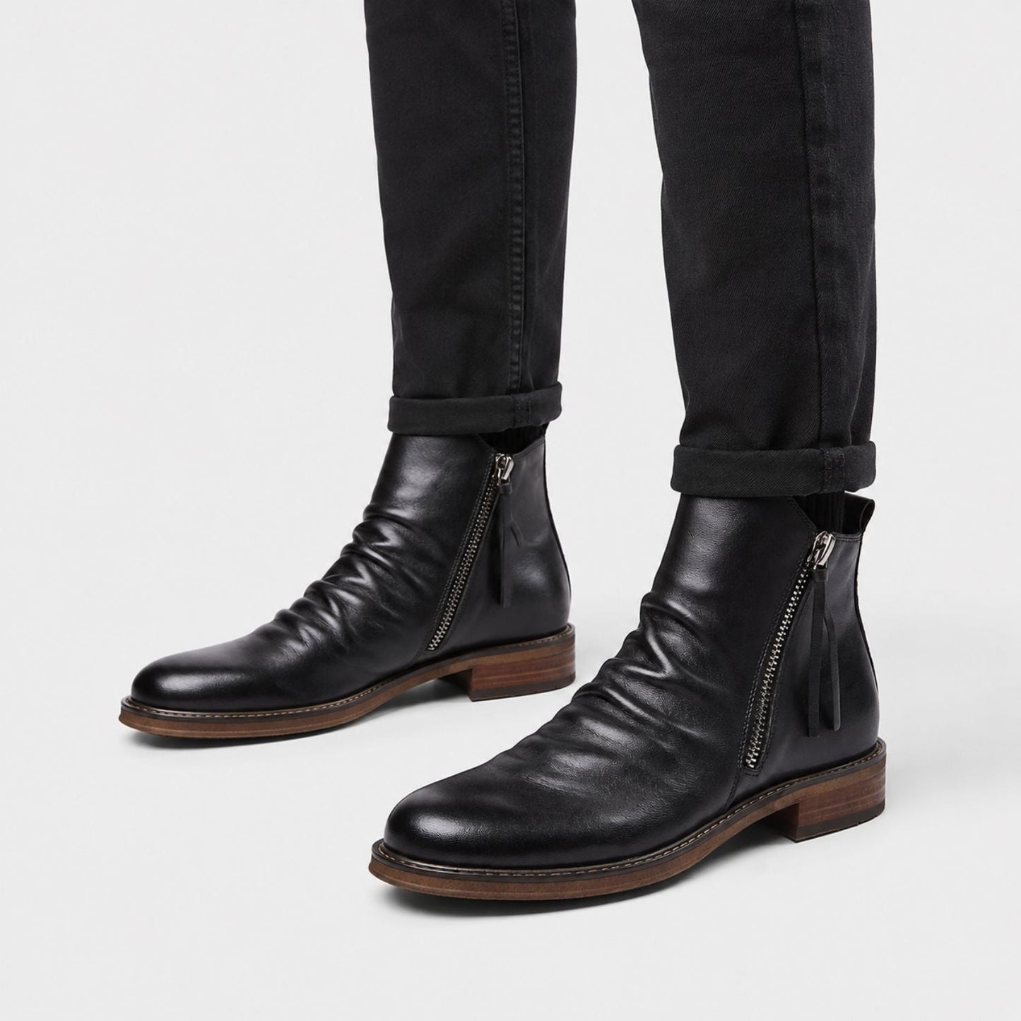 Vintage Side Zip Dress Boots | Zyphhra