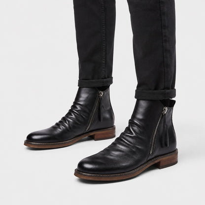 Vintage Side Zip Dress Boots | Zyphhra