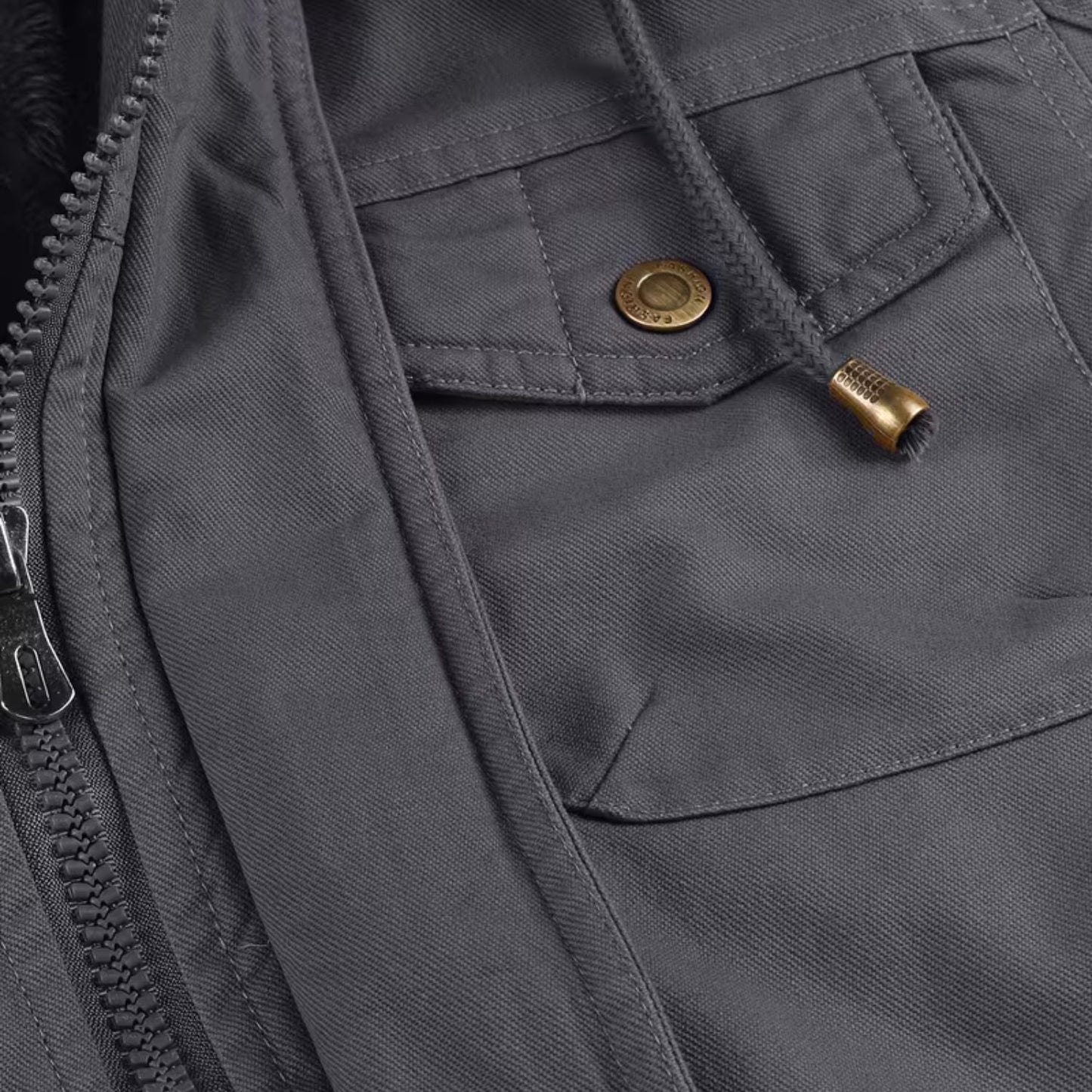 Multi-Pocket Military Winter Jacket | Zyphhra