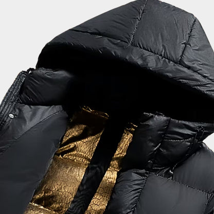 Extra Thick Hooded Puffer Ski Coat | Zyphhra