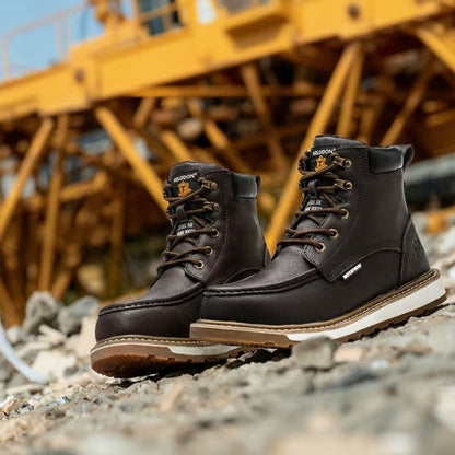 Protective Leather Work Boots | Zyphhra