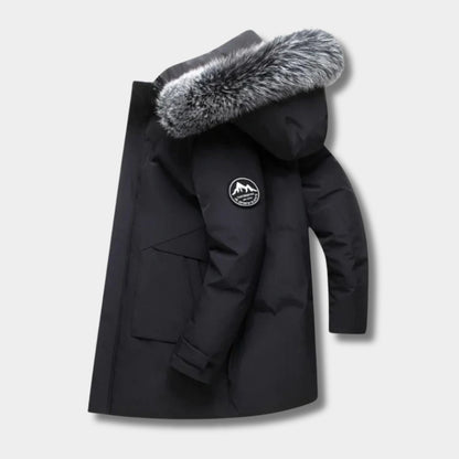 Faux Fur Hooded Thermal Ski Coat | Zyphhra