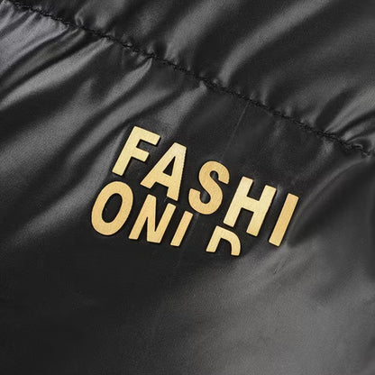 Glossy Hooded Puffer Jacket | Zyphhra