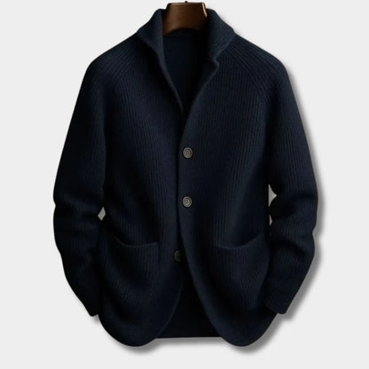 Tailored Shawl Knit Cardigan | Zyphhra