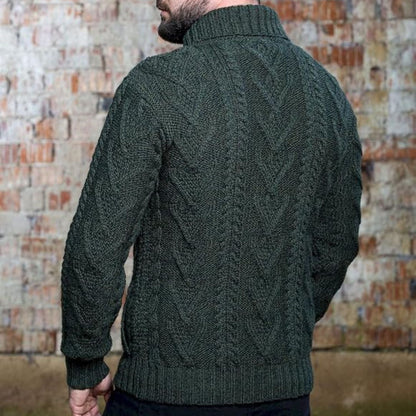 Classic Shawl Collar Knit Jumper | Zyphhra