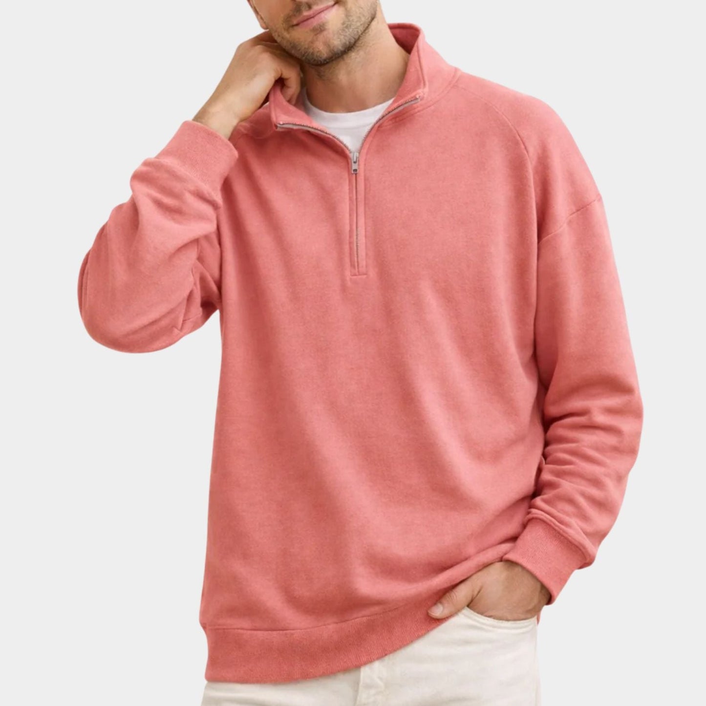 Stand Collar Fleece Quarter-Zip | Zyphhra
