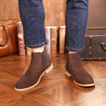 Classic Suede Chelsea Boots | Zyphhra