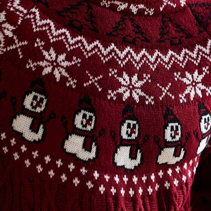 Snowman Cable Knit Christmas Jumper | Zyphhra