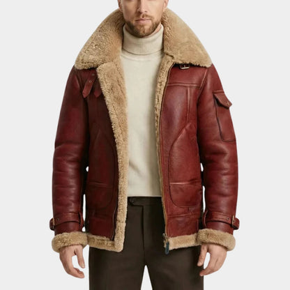 Shearling Aviator Jacket | Zyphhra