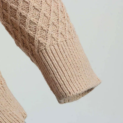 Textured Mock Neck Cardigan | Zyphhra