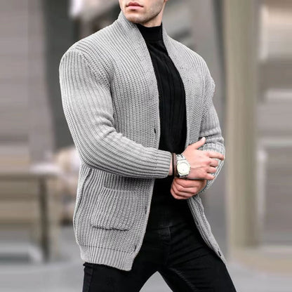Shawl Collar Knit Cardigan | Zyphhra