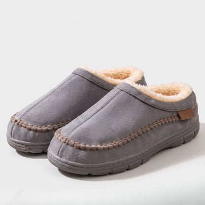 Warm Lined Moccasin Slippers | Zyphhra