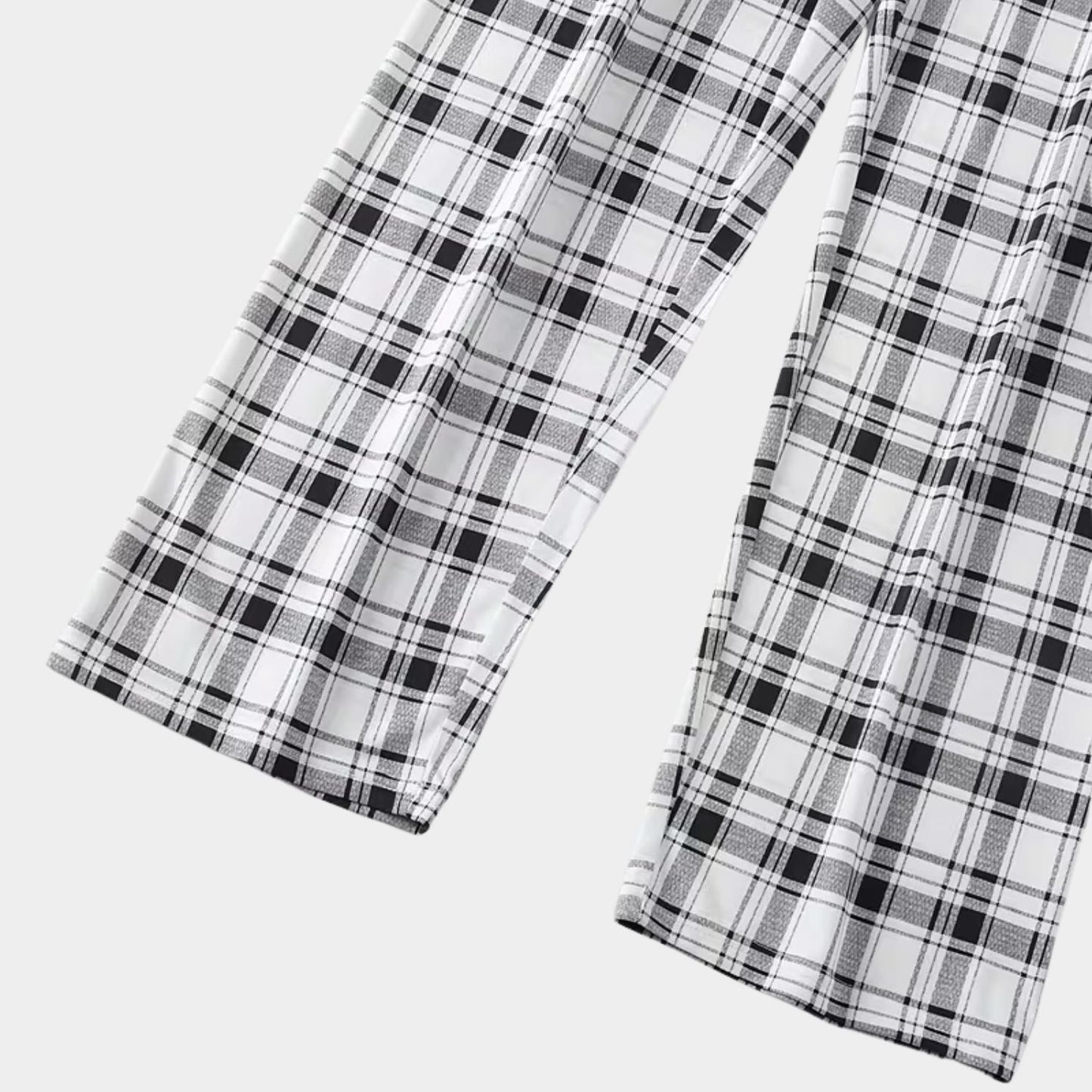 3-Piece Plaid Summer Pyjama Set | Zyphhra