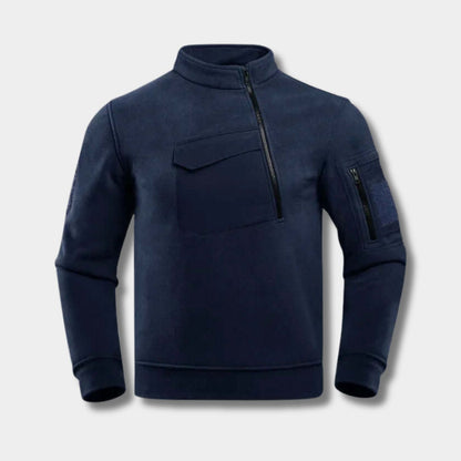 Tactical Quarter-Zip Fleece Jacket | Zyphhra
