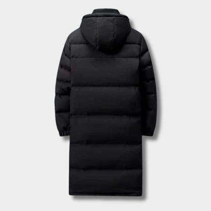 Longline Hooded Padded Ski Coat | Zyphhra