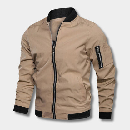 Minimal Utility Bomber Jacket | Zyphhra