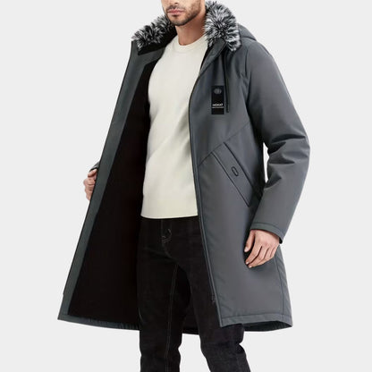 Fur Hood Longline Ski Coat | Zyphhra