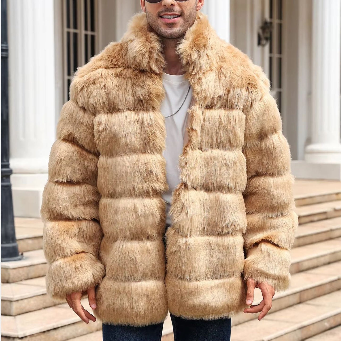 Plush Quilted Fur Jacket | Zyphhra