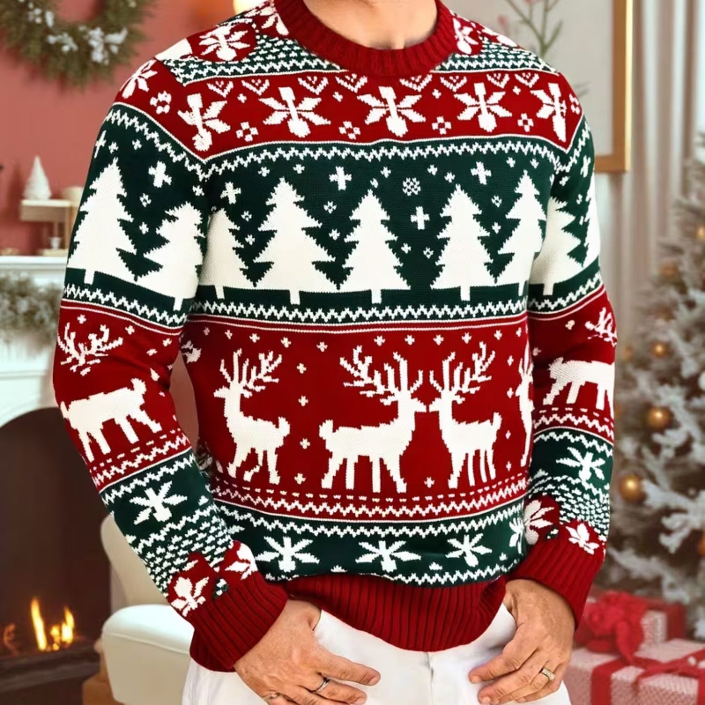 Reindeer Christmas Jumper | Zyphhra