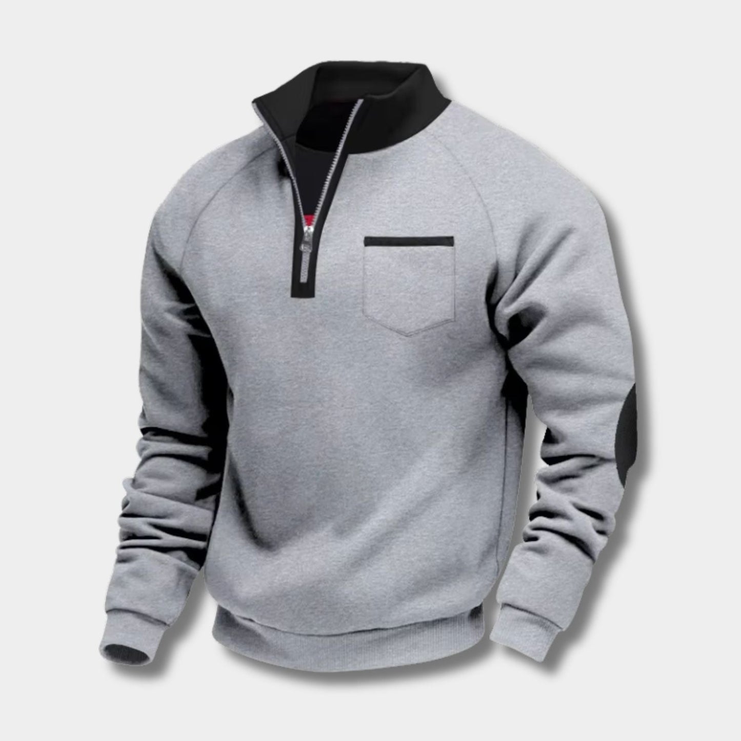 Fleece Pocket Pullover Quarter-Zip | Zyphhra