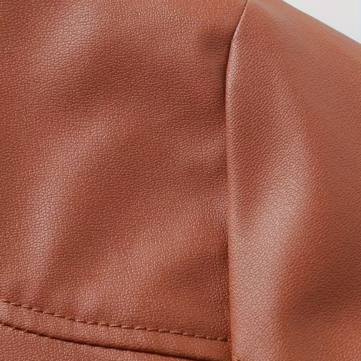 Heritage Stand Collar Leather Jacket | Zyphhra