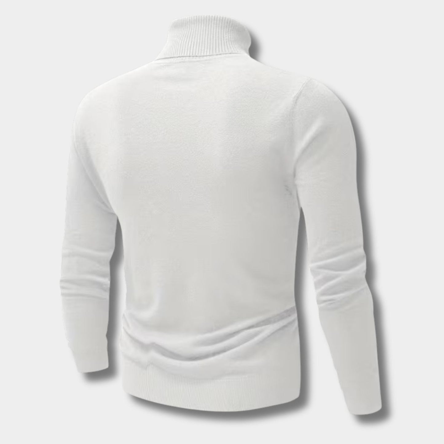 Embroidered Chest Detail Roll Neck | Zyphhra