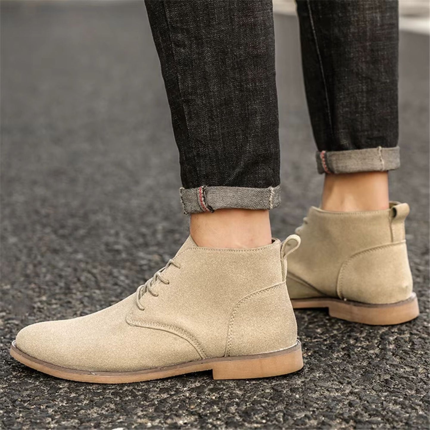 Refined Suede Dress Boots | Zyphhra