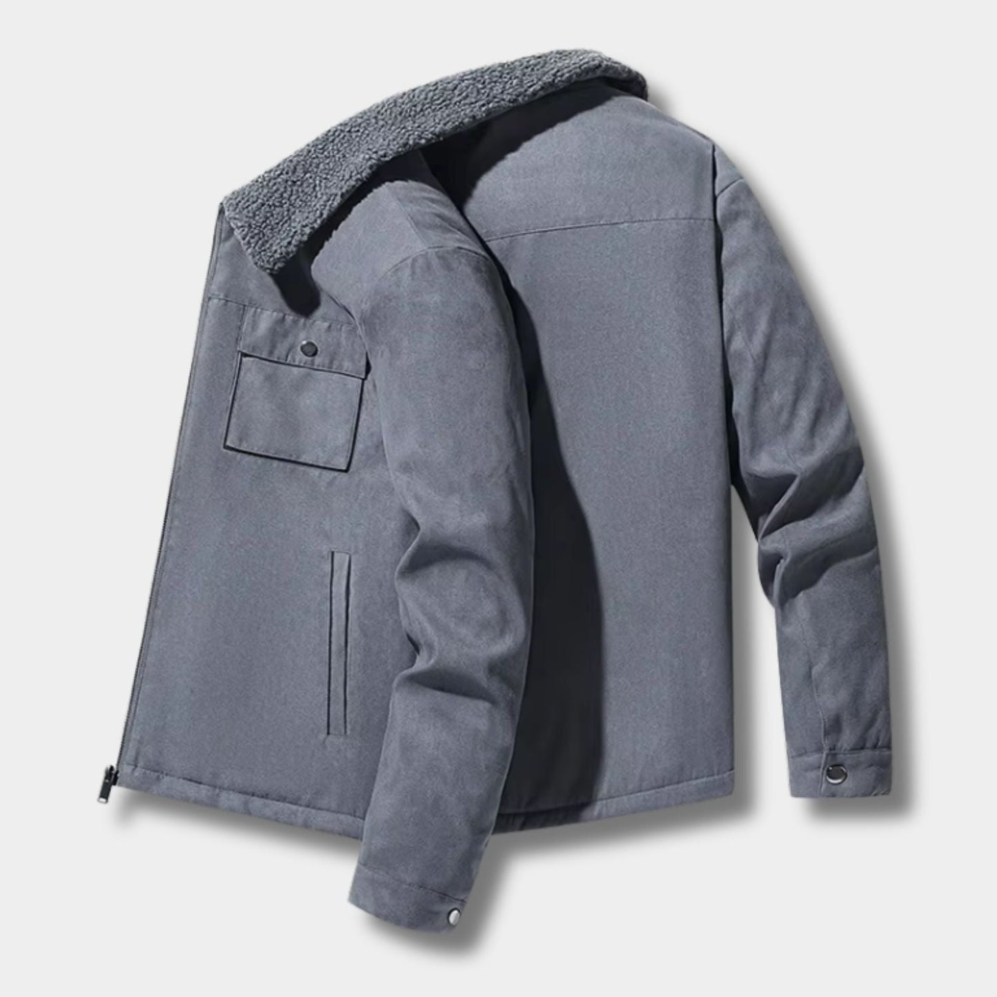 Sherpa Lined Aviator Winter Jacket | Zyphhra