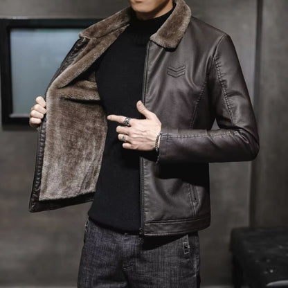 Thermal Lined Leather Jacket | Zyphhra