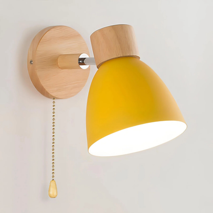 Minimalist Scandinavian Pull-Switch Wall Light | Zyphhra