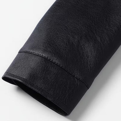 Classic Moto Leather Jacket | Zyphhra