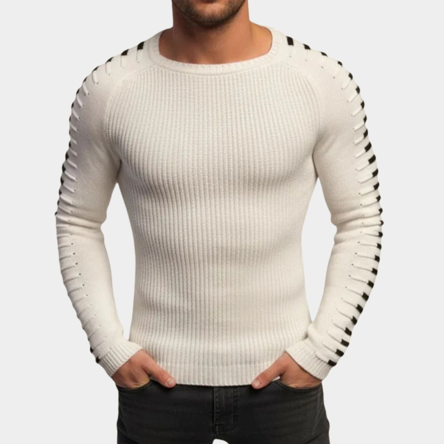 Sport Stripe Knit Jumper | Zyphhra